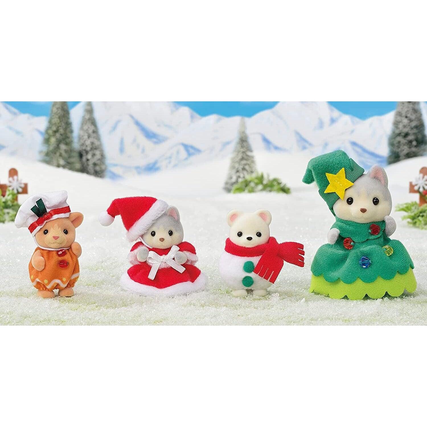 Epoch Everlasting Play-Calico Critters Happy Christmas Friends-CC2081-Legacy Toys