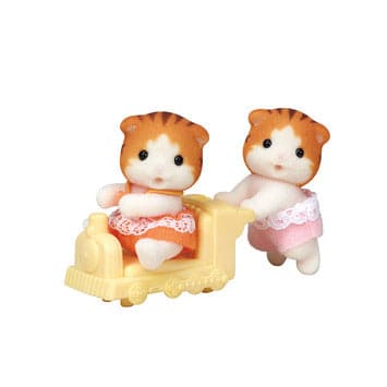Epoch Everlasting Play-Calico Critters Maple Cat Twins-CC1795-Legacy Toys