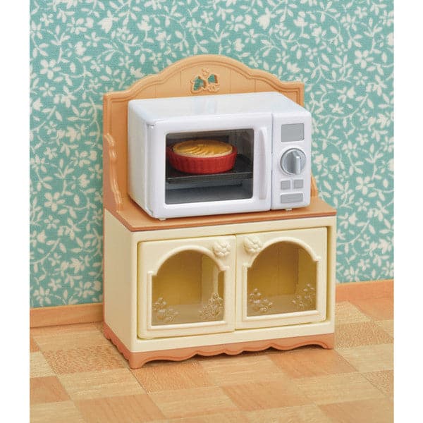 Epoch Everlasting Play-Calico Critters Microwave Cabinet-CC1835-Legacy Toys