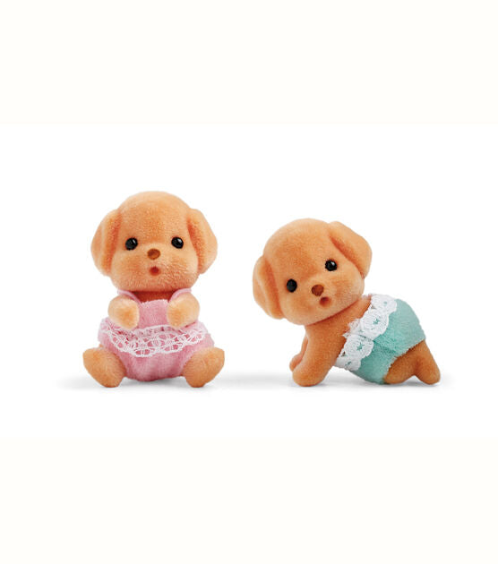 Epoch Everlasting Play-Calico Critters Toy Poodle Twins-CC2144-Legacy Toys