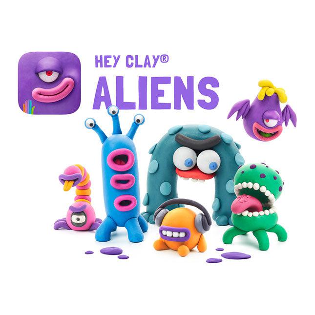 Fat Brain Toys-Hey Clay-FA431-1-23-Aliens-Legacy Toys