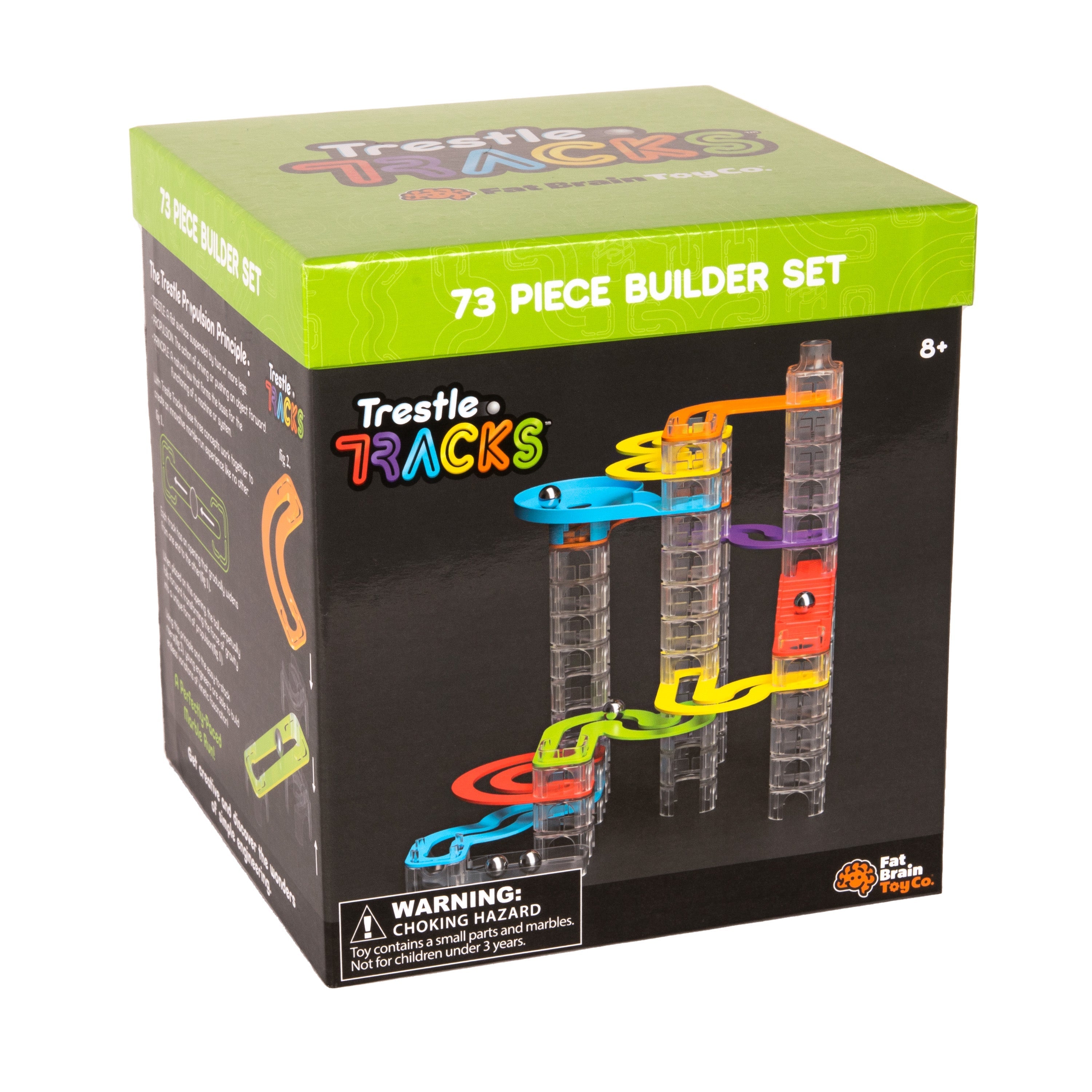 Fat Brain Toys-Trestle Tracks Set-FA313-2-Builder-Legacy Toys