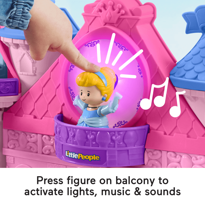 Fisher Price-Disney Princess Magical Lights & Dancing Castle™ by Little People-HTK85-Legacy Toys