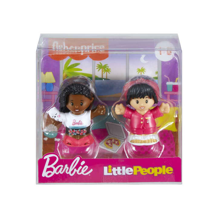 Fisher Price-Fisher-Price Little People - Barbie Sleepover Figure Pack-HGP68-Legacy Toys