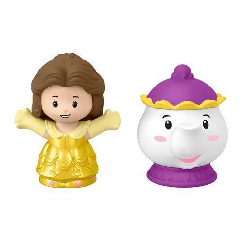 Fisher Price-Fisher-Price Little People - Disney Princess-HVT54-Belle and Mrs. Potts-Legacy Toys