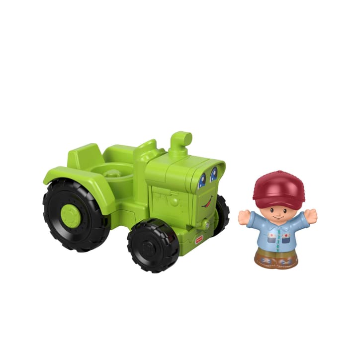 Fisher Price-Fisher-Price Little People - Helpful Harvester Tractor-GGT39-Legacy Toys