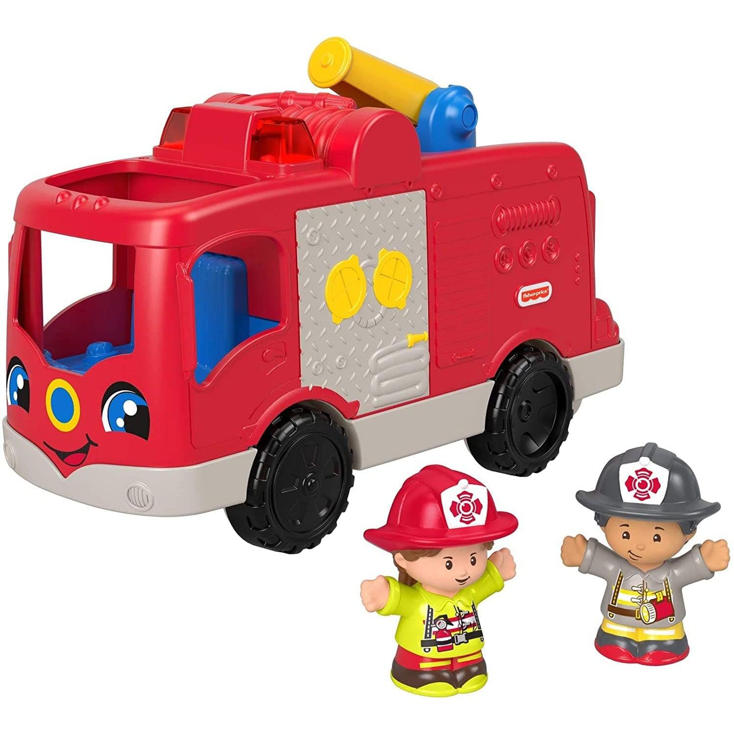 Fisher Price-Fisher-Price Little People Large Vehicle -FMN98-Firetruck-Legacy Toys