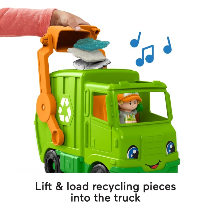 Fisher Price-Fisher-Price Little People Recycling Truck-HYC11-Legacy Toys