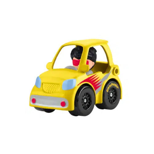 Fisher Price-Fisher-Price Little People - Wheelies Vehicles-GMJ26-Micro Car-Legacy Toys