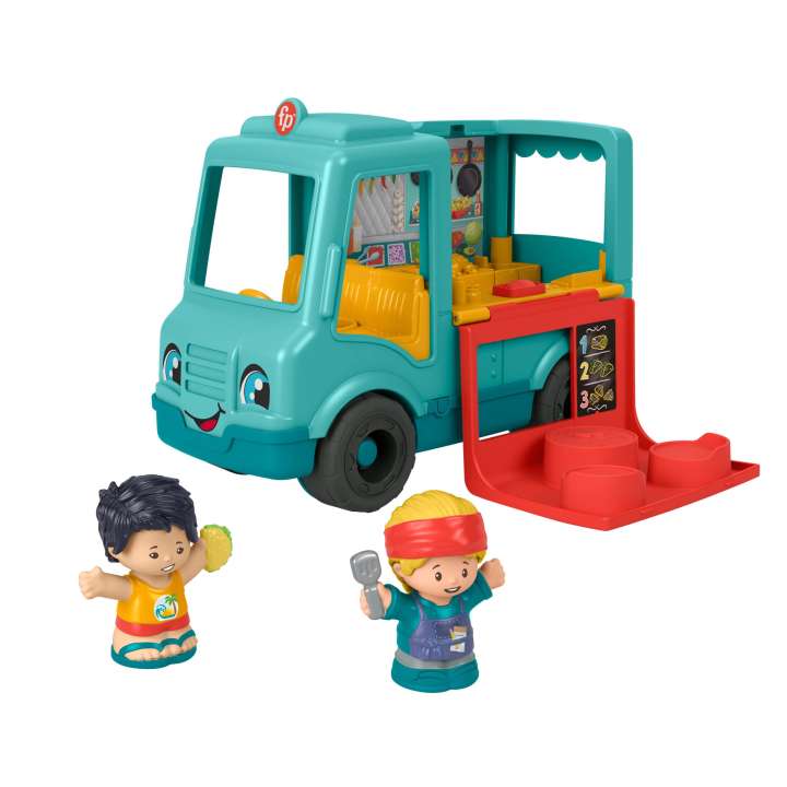 Fisher Price-Little People Food Truck Toy With Lights And Sounds-HYC13-Legacy Toys