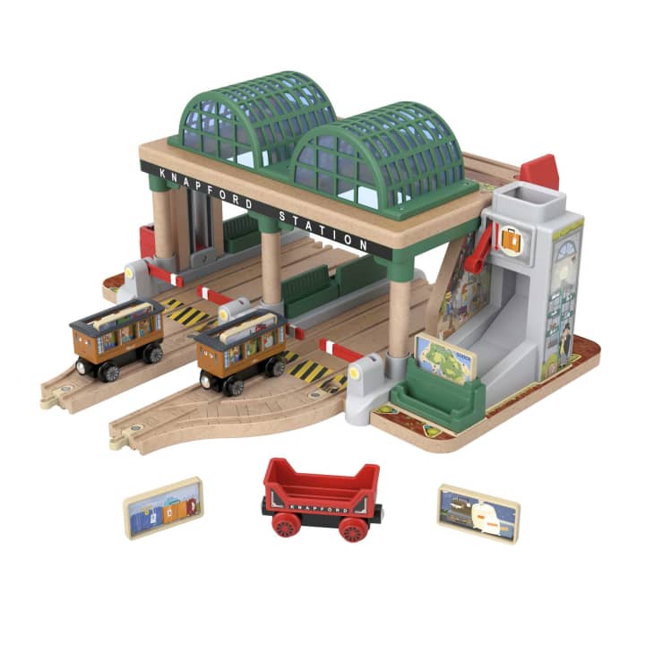 Fisher Price-Thomas & Friends Wooden Railway - Knapford Station-HBJ82-Legacy Toys