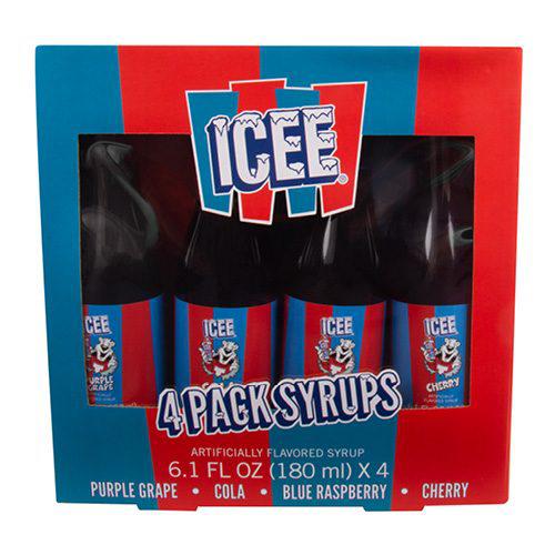 Fizz Creations-ICEE 4 Pack 6.1 fl oz. Syrups-300013-Legacy Toys