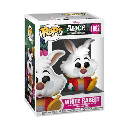 Funko-Alice in Wonderland 70th Anniversary White Rabbit with Watch Pop! Vinyl Figure-FU55739-Legacy Toys