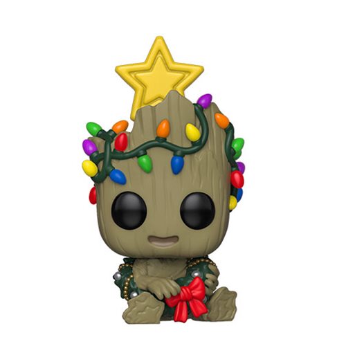 Funko-Marvel Holiday - Groot Funko Pop! Vinyl Figure-FU43333-Legacy Toys