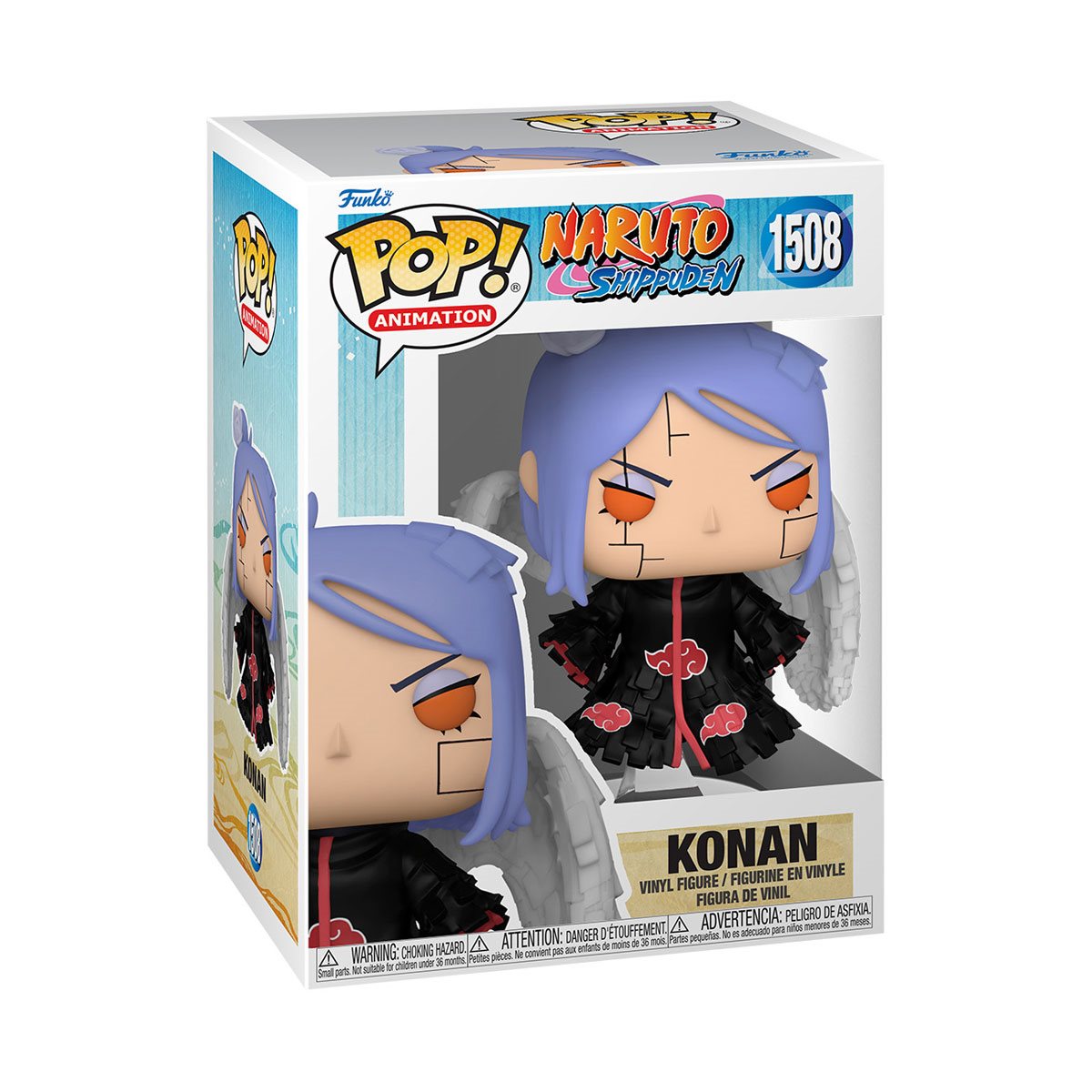 Funko-Naruto Shippuden - Konan Pop! Vinyl Figure-FU75533-Legacy Toys