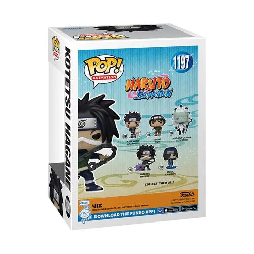 Funko-Naruto Shippuden - Kotetsu Hagane Funko Pop! Vinyl Figure-FU58007-Legacy Toys