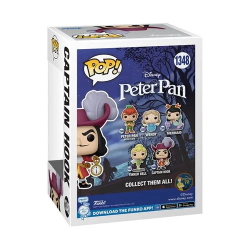 Funko-Peter Pan: 70th Anniversary - Captain Hook Funko Pop! Vinyl Figure-FU70695-Legacy Toys