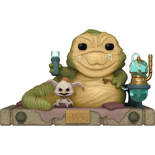 Funko-Return of the Jedi: 40th Anniversary - Jabba and Salacious Crumb Deluxe Funko Pop! Vinyl Figure-FU70742-Legacy Toys