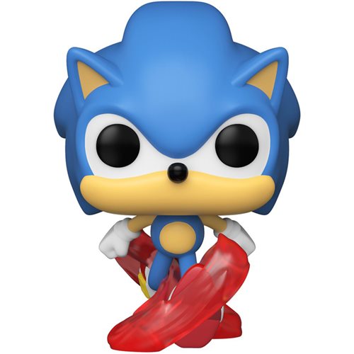 Funko-Sonic the Hedgehog: 30th Anniversary - Running Sonic Funko Pop! Vinyl Figure-FU51964-Legacy Toys