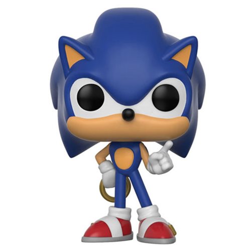 Funko-Sonic the Hedgehog - Sonic with Ring Funko Pop! Vinyl Figure-FU20146-Legacy Toys