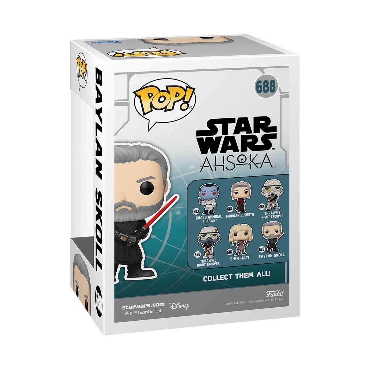 Funko-Star Wars: Ahsoka - Baylan Skoll Pop! Vinyl Figure-FU76544-Legacy Toys