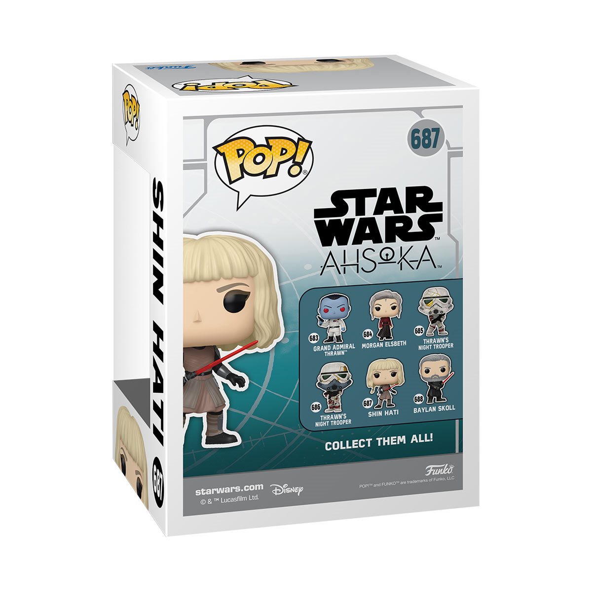 Funko-Star Wars: Ahsoka - Shin Hati Pop! Vinyl Figure-FU76543-Legacy Toys