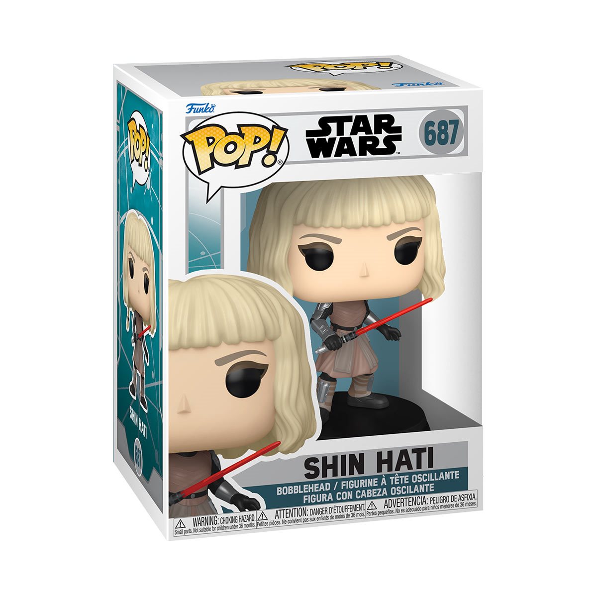 Funko-Star Wars: Ahsoka - Shin Hati Pop! Vinyl Figure-FU76543-Legacy Toys