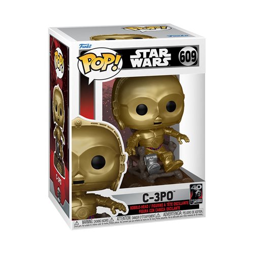 Funko-Star Wars: Return of the Jedi 40th Anniversary - C-3PO in Chair Funko Pop! Vinyl Figure-FU70744-Legacy Toys