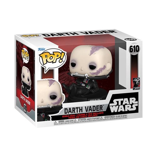 Funko-Star Wars: Return of the Jedi 40th Anniversary - Darth Vader (unmasked) Funko Pop!-FU70750-Legacy Toys