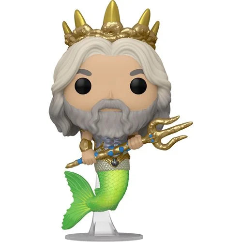 Funko-The Little Mermaid - Live Action King Triton Funko Pop! Vinyl Figure-FU70735-Legacy Toys