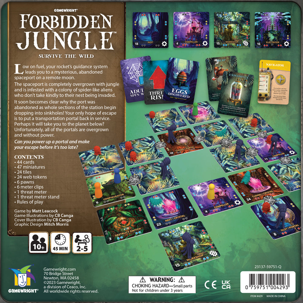 Gamewright-Forbidden Jungle-429-Legacy Toys