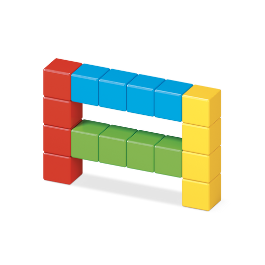 Geomag-Magicube Crystal Recycled 16 Pieces-055-Legacy Toys