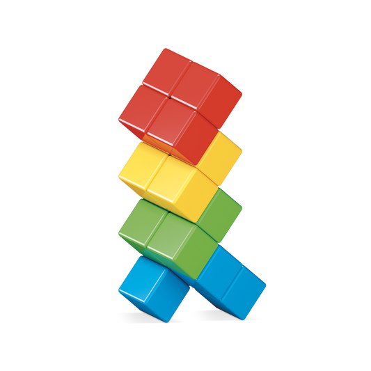 Geomag-Magicube Crystal Recycled 16 Pieces-055-Legacy Toys