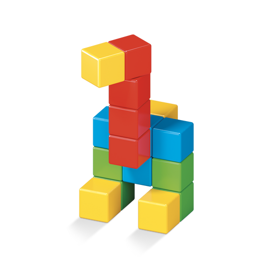 Geomag-Magicube Crystal Recycled 16 Pieces-055-Legacy Toys