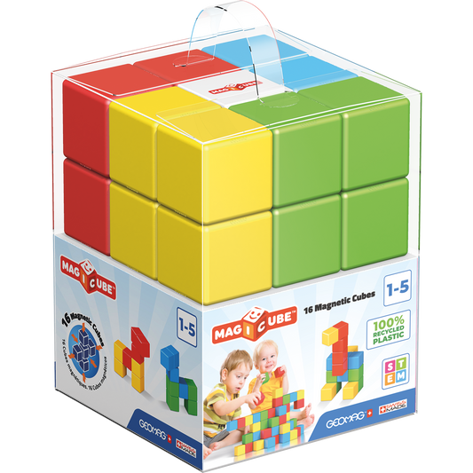 Geomag-Magicube Crystal Recycled 16 Pieces-055-Legacy Toys