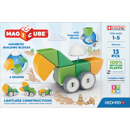 Geomag-Magicube Shapes Recycled 13 Pieces-202-Legacy Toys