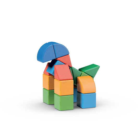 Geomag-Magicube Shapes Recycled 25 Pieces-204-Legacy Toys