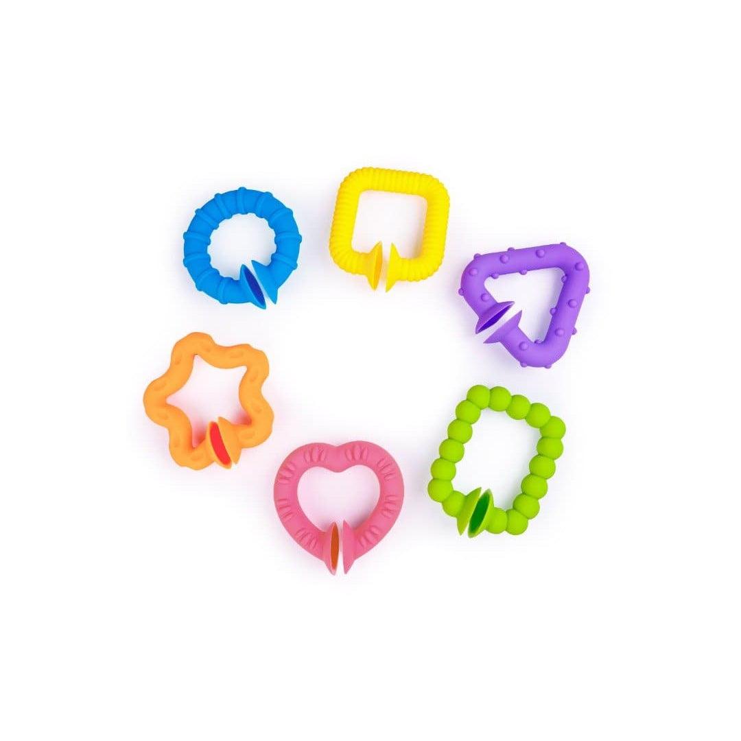 Great Playthings-Fidget Sensory Rings - Assorted-GP1004-Pu-Purple Triangle-Legacy Toys