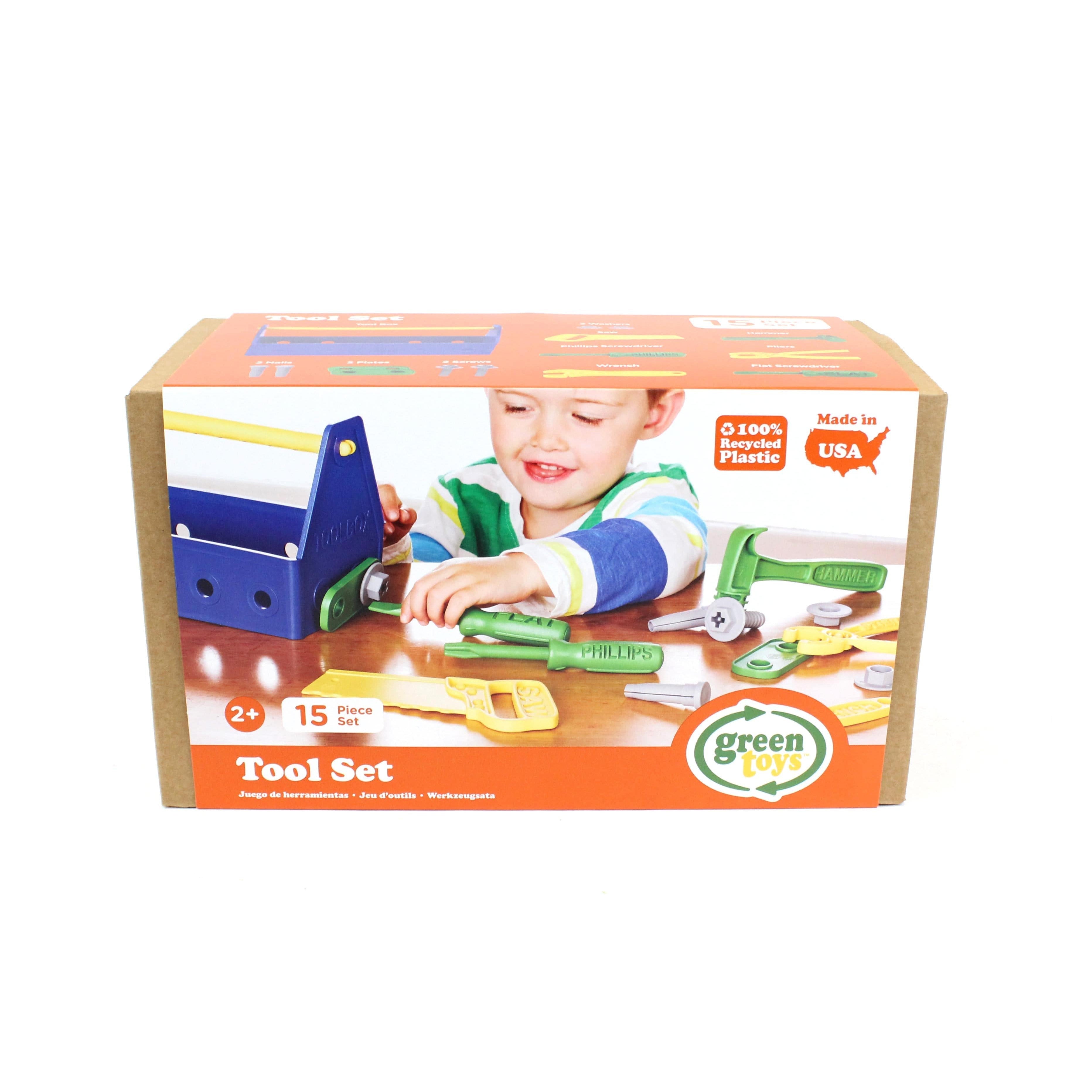 Green Toys-Tool Set - Blue-TLSB2-1286-Legacy Toys