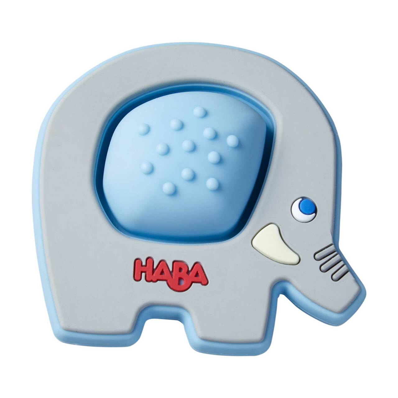 Haba-Popping Elephant Silicone Teething Toy-305834-Legacy Toys