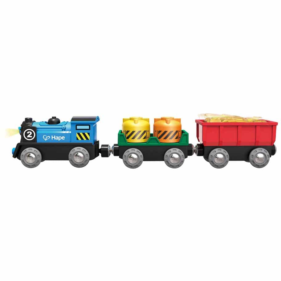 Hape-Battery Powered Train Rolling Stock Set-E3720-Legacy Toys