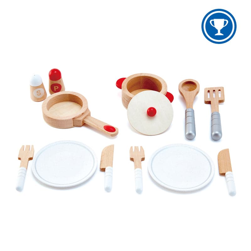 Hape-Cook & Serve Set-E3150-Legacy Toys