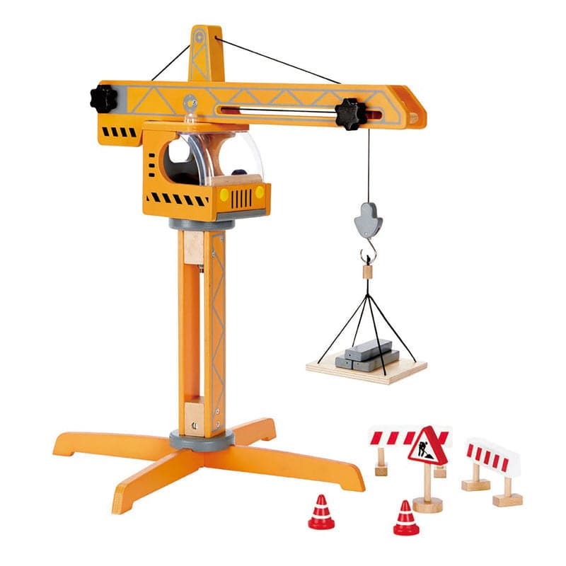 Hape-Crane Lift-E3011-Legacy Toys