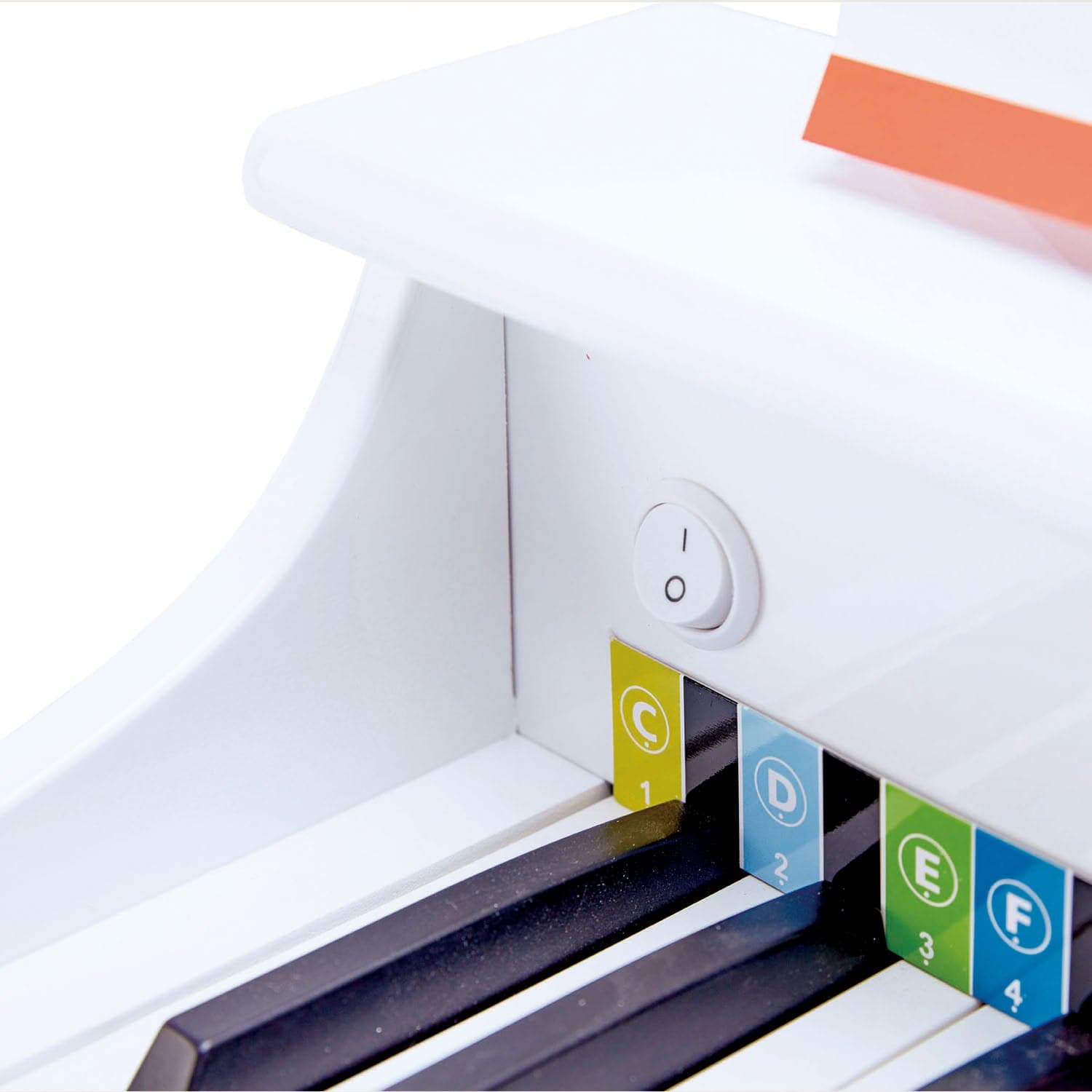 Hape-Deluxe Grand Piano - White-E0338-Legacy Toys