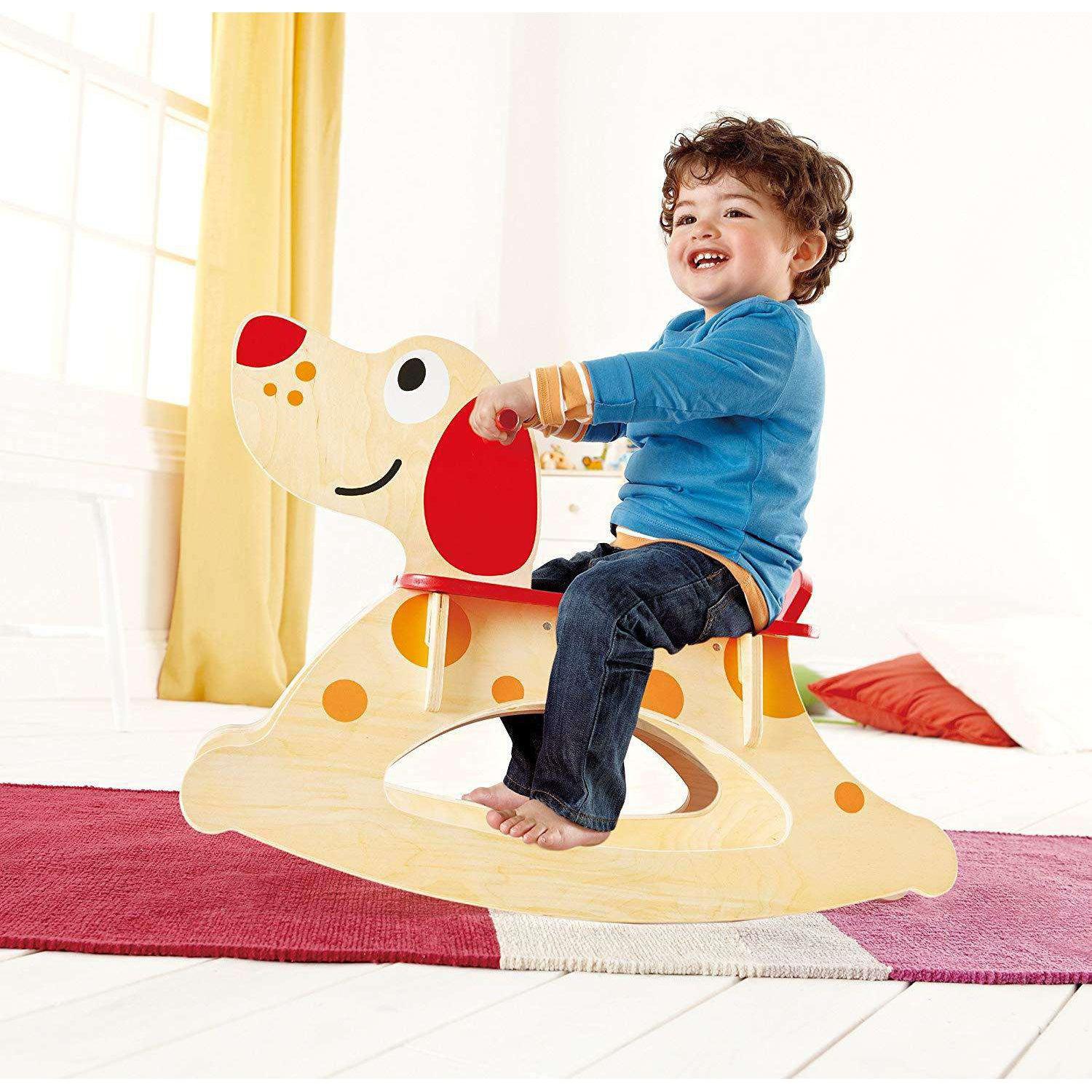 Hape-Grow With Me Rock and Ride Rocking Horse-E0100-Legacy Toys