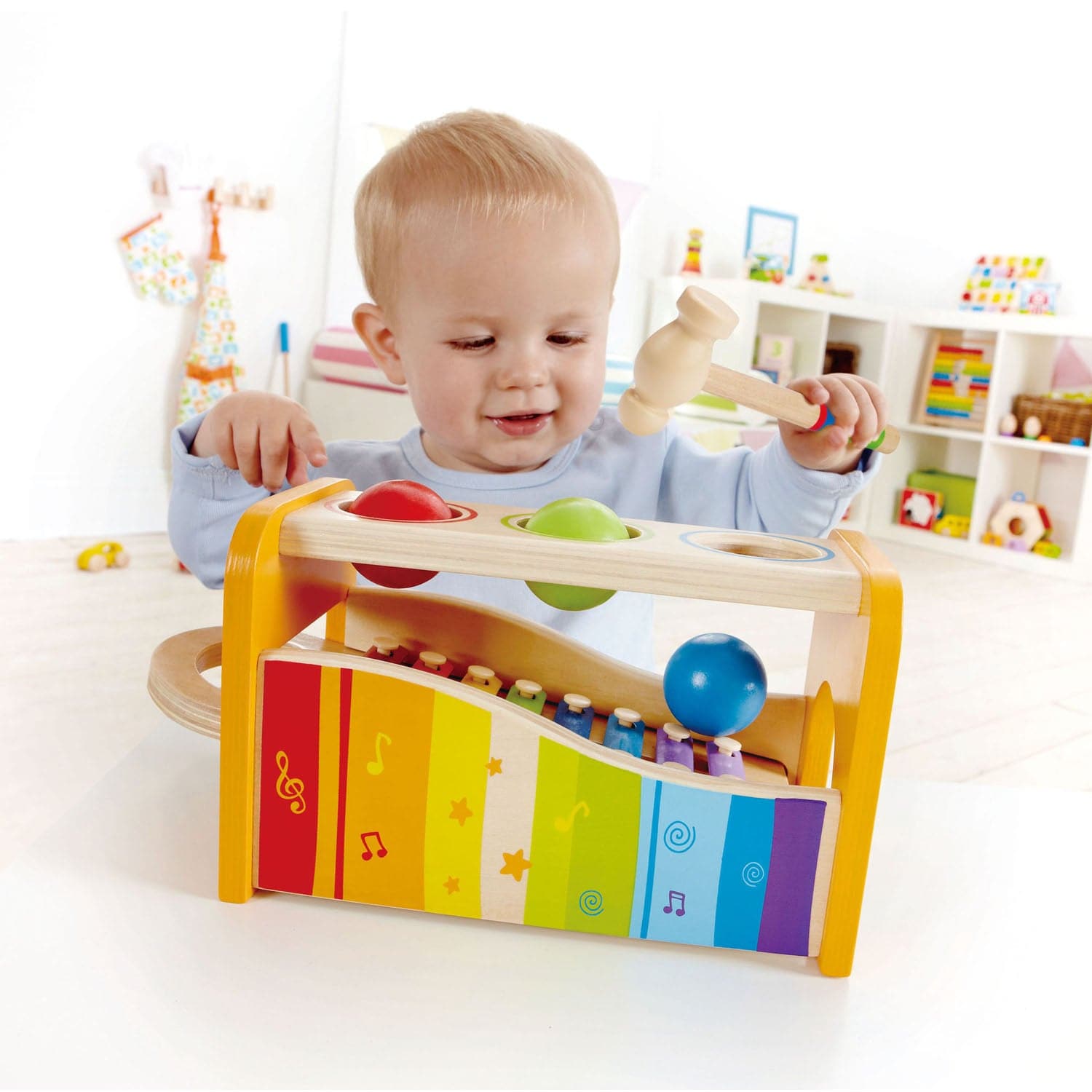 Hape-Pound and Tap Bench-E0305-Legacy Toys