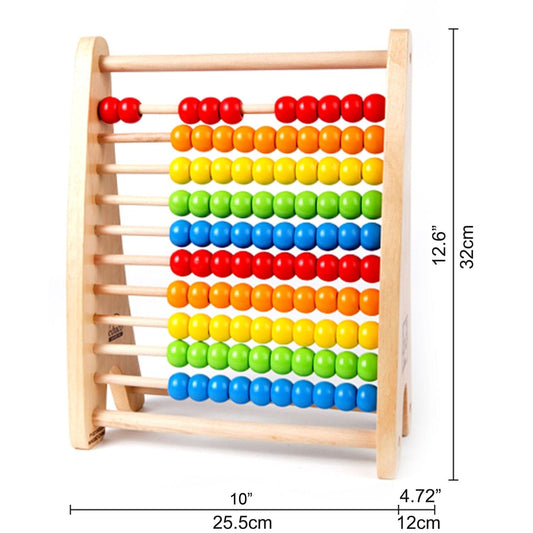 Hape-Rainbow Bead Abacus-E0412-Legacy Toys