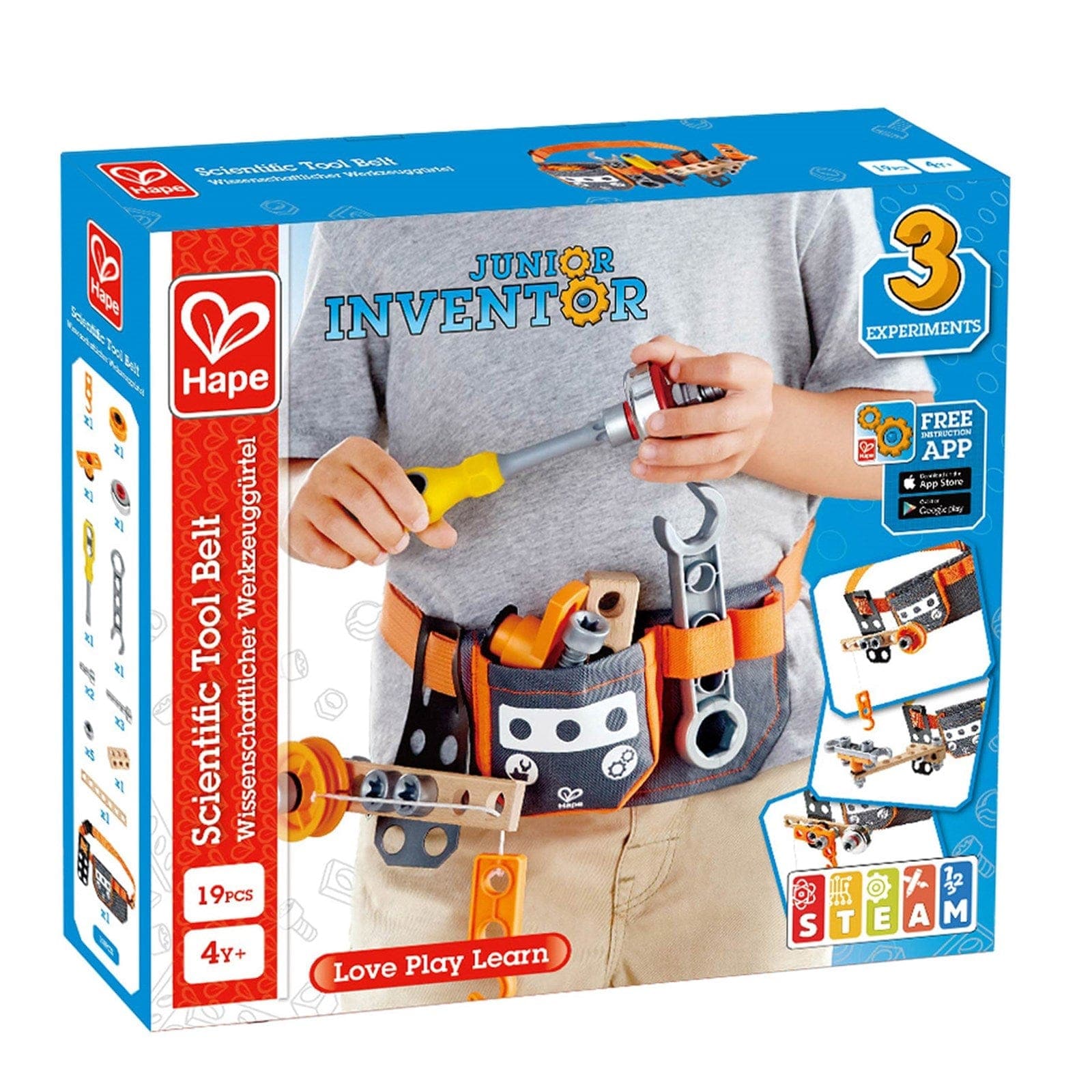 Hape-Scientific Tool Belt-E3035-Legacy Toys