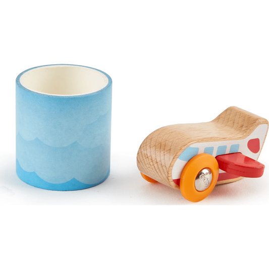 Hape-Tape & Roll Plane-E0461-Legacy Toys