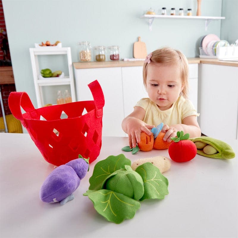 Hape-Toddler Vegetable Basket-E3167-Legacy Toys